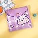 Healvian 2pcs Menstrual Pad Storage Bag Portable Napkin Organizer for Women Pu Material Capacity Privacy for Travel and Daily Use