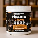 Glucosamine for Dogs Hip and Joint Supplement Chews, Chondroitin Jointt Supplement for Dogs, Wuffe Joint Chews for Dog 60g