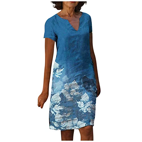 MICKURY Damen Kleider elegant festlich,frotteekleid Damen,Madeleine...