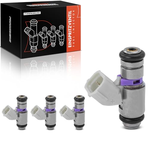 Frankberg 4 vannes d'injecteur compatibles avec Altea 5P1 1,4 L 2006-aujourd'hui Octavia II 1Z3 1,4L 2004-2013 Golf IV 1J1 1,4L 1,6L 1997-2005 Replace # 805009523201