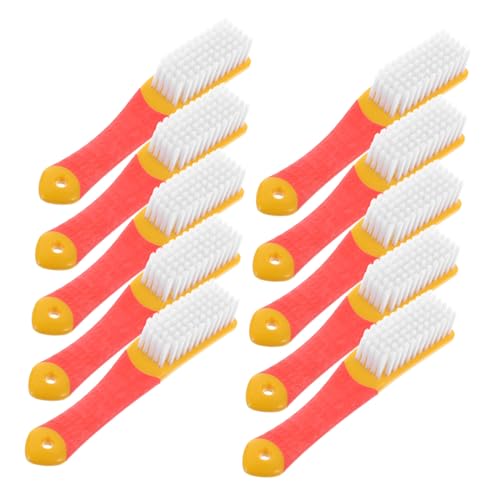 Garneck 10stücke Schuhbürsten Haushaltsreinigungsbürste Wäschebürste Schuhreinigungsbürste Scheuerbürste Für Schuhe Fleckenentfernung Ergonomie Pinsel