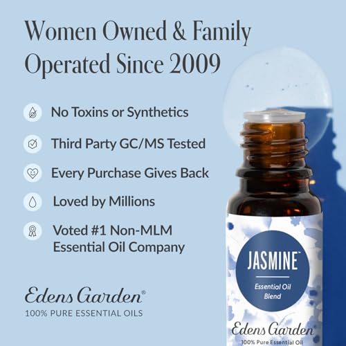Image of Edens Garden Jasmine 100% Pure Essential Oil Blend 10 ml (.33 oz)