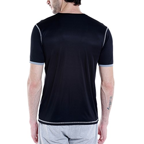 Image of CAHOOT Men's Navy Blue Ombre Dri-Fit Activewear T-Shirt Regular Fit for Casual Wear | Structured T-Shirt Crafted with Comfort Fit and High-Performance for Everyday Wear
