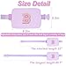 Uygafly Birthday Gifts for 6 7 8 9 10 11 12 13 Year Old Girls,Fanny Pack Belt Bag Crossbody Bags for Women Girls Kids,Fashion Waist Packs Cute Teen Trendy Stuff Travel Essentials | Lavender,B