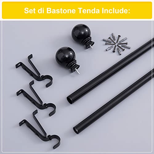 NICETOWN Bastone Estensibile per Tende con