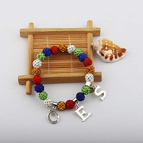 CENWA Five Colors Beads Bracelet Sorority Jewelry Sorority Gifts4