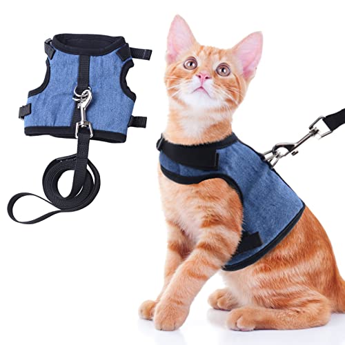 Escape-Proof Cat Harness and Leash Set by SCENEREAL - Keep Your Feline Friend Safe and Secure