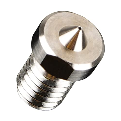 Anneome Titanium Alloy Nozzle and 3d Printer, High-grade Material for Lightweight Design, Silver Sturdy Printing Nozzle 