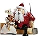 Produktbild KWO Olbernhau 21608 Räuchermännchen Kantenhocker Weihnachtsmann, 16 cm