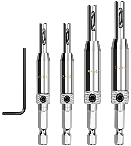 Punte Per Trapano A Cerniera Autocentranti - 5mm Per Lavorazione Legno - Set Professionale - Foto 9