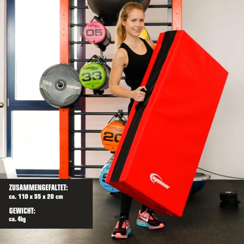 Judo-Matten Eyepower 220×110 Klappbare Turnmatte für Sport und Training