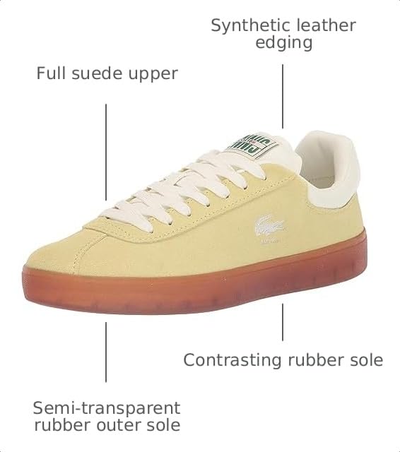 Image of Lacoste Men's Baseshot Translucent Sole Sneakers