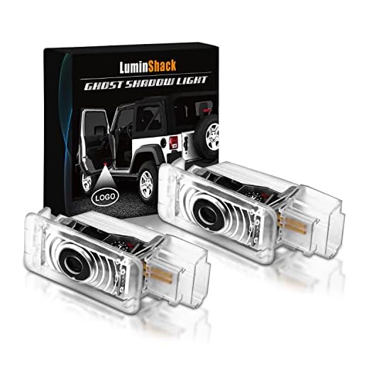 Never Fade Car Door LED Logo Light, 3D Ghost Shadow Light Accessories, Puddle Lights Replacement for CT6 XT4 XT5 XTS ATS SRX (2 Pack)