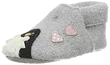 Living Kitzbühel Baby-Mädchen Newborn Eisbär & Pinguin in Love Babyschuhe, Grau (hellgrau 0620), 18/19 EU