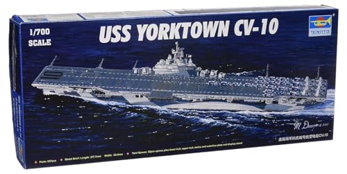 Trumpeter 1:700 - USS Yorktown Aircraft Carrier CV-10, Various, Medio