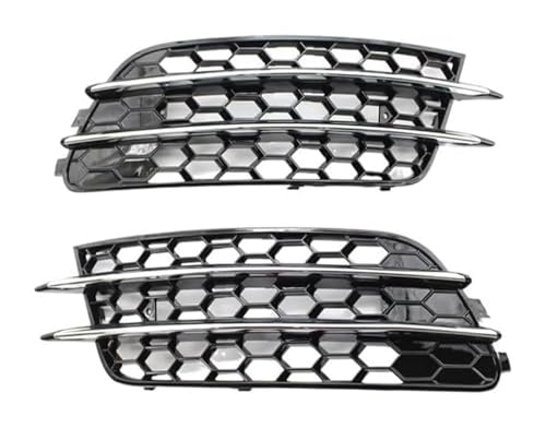 Grille de pare-choc Audi A6 C7 en argent chromé pour une finition élégante
