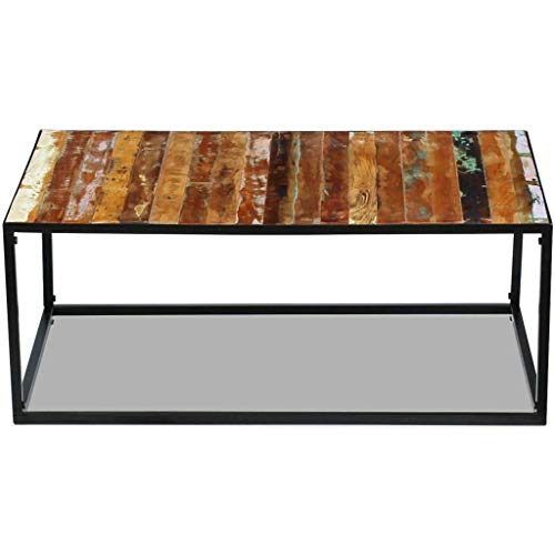 CUORE BANGKOK Coffee Table Solid Reclaimed Wood 39.4"x23.6"x15.7" CUORE BANGKOK Coffee Table Solid Reclaimed Wood 39.4"x23.6"x15.7"