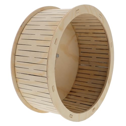 Roue d'exercice en bois premium pour hamster et petit cochon d'Inde - 2