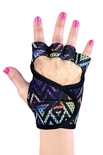 G-Loves Womens Silicone Gel Padded Neoprene Gloves for Wrist Support Gelometrics Studio Gloves