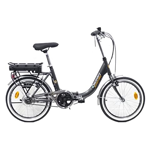 Discovery Unisex - Erwachsene E1000 Rear Motor 24 V Elektrofahrrad 20 Zoll klappbar-Farbe Schwarz oder Anthrazit Cover