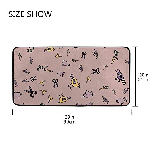 Tapis de cuisine lavable en machine pour éliminer les taches - 5