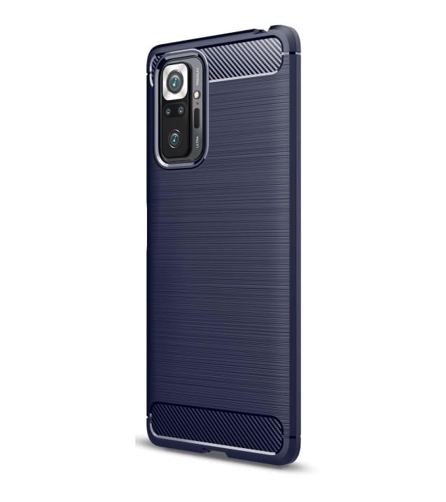 Image of Basic Case for Redmi Note 10 Pro /Note 10 Pro Max (Carbon Fibre Blue)