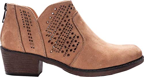 Propet Womens Remy Perforated Slip On Ankle Boots2