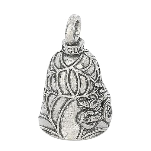 Image of Guardian Bell Good Luck Bell w /Keyring & Black Velvet Bag | Motorcycle Bell | Lead-Free Pewter | Made in USA