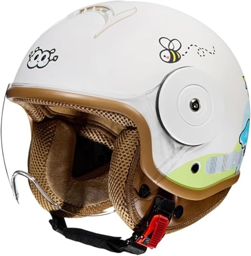 Kinder-Motorradhelm, Kinder-Outdoor-Helm, Offener Motorradhelm Für Jungen Und Mädchen, Geeignet Für Kinder Von 3 Bis 15 Jahren B,46~54cm Kinder-Motorradhelm, Kinder-Outdoor-Helm, Offener Motorradhelm Für Jungen Und Mädchen, Geeignet Für Kinder Von 3 Bis 15 Jahren B,46~54cm