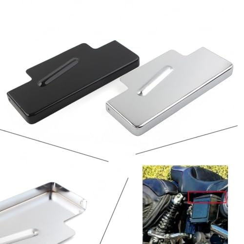 Couvercle supérieur de batterie de moto de finition supérieure pour Dyna 1997-2005