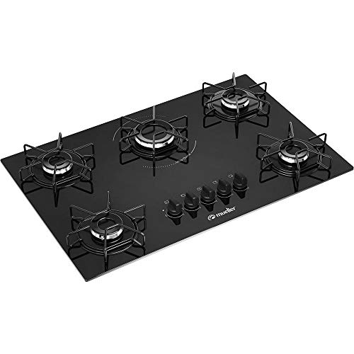 Cooktop Mueller 5 Bocas com Queimador Ultra Chama Mcg115bg1