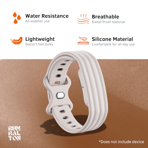 Image of Soft Silicone Strap Compatible with Google Fitbit Air, Sport Replacement Band, Adjustable Breathable Wristband for Workout, Running & Daily Wear