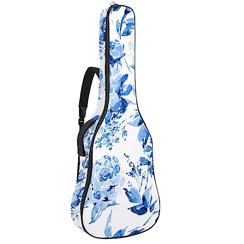 Housse de protection imperméable en tissu Oxford pour guitare électrique avec poignée latérale rembourrée Motif feuilles bleues, Multicolore 8., 42.9×16.9×4.7 in, Sacs pour guitare acoustique - Les Beatles, Paul McCartney, John Lennon, RIngo Starr, George Harrison Housse de protection imperméable en tissu Oxford pour guitare électrique avec poignée latérale rembourrée Motif feuilles bleues, Multicolore 8., 42.9x16.9x4.7 in, Sacs pour guitare acoustique