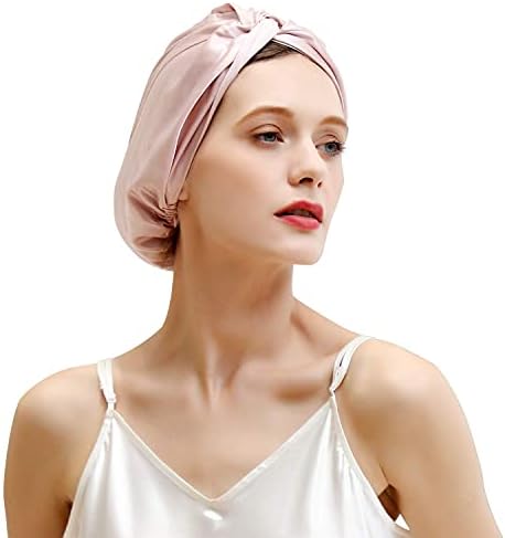 ZIMASILK 22 Momme 100% Mulberry Silk Bonnet for Sleeping