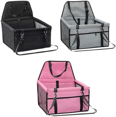 Transportadora para Cachorro em Viagem: Como Escolher a Ideal para o Seu Pet 7 Cadeirinha Assento Transporte Pet Carro Passeio Cães Gatos (Rosa)