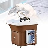 Kopf-Spa-Waschbecken, 60L Verstellbare Kopfstütze, Shampoo-Waschbecken mit Wasserzirkulation + Intelligenter Thermostat, für den Salon und Heimgebrauch