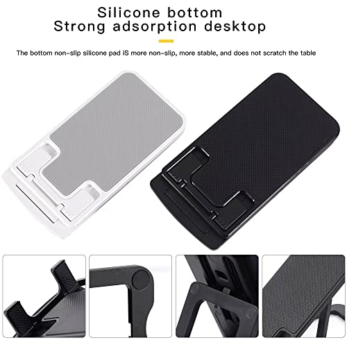 Goldencrest Cell Phone And Tablet Stand For Desk, Slim And Fully Foldable With Adjustable Angle And Height, Sturdy And Lightweight With Silicone Surface, Stylish And Easy To Use, Phones, Tablets #TOP4