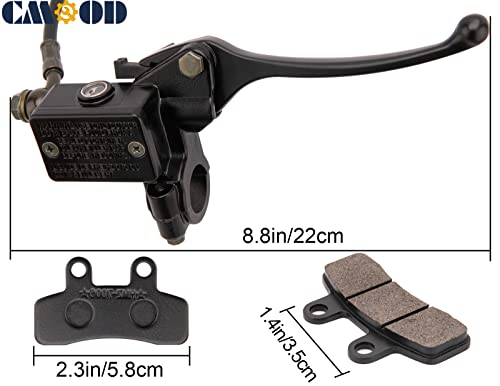 Front Disc Brake Master Cylinder Caliper Assembly For 50Cc 70Cc 90Cc 110Cc 125Cc Chinese Atv Ssr Dirt Bike Pit Bike Front Brake #TOP1