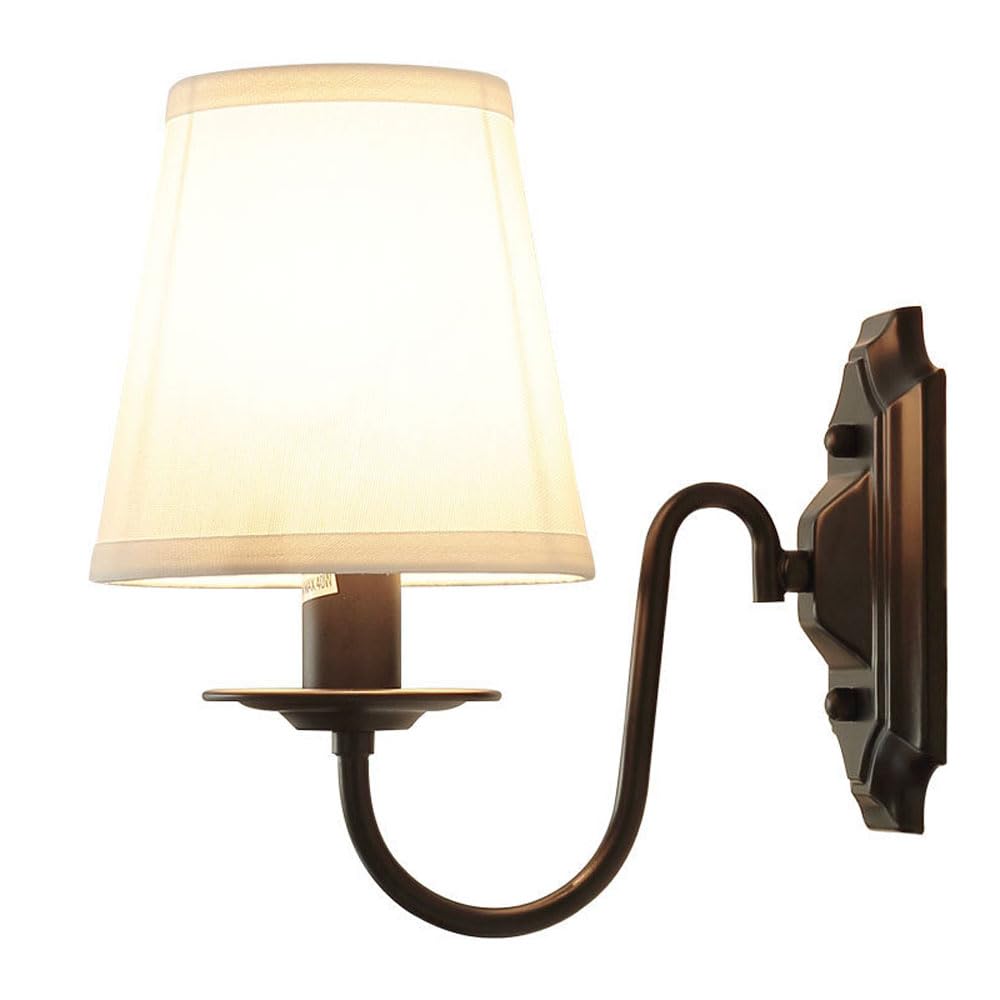Lámpara de pared de tela retro para crear un ambiente acogedor en tu sala de estar