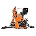 MechMaxx 9' Tractor Backhoe Attachment with Hydraulic Thumb, 15