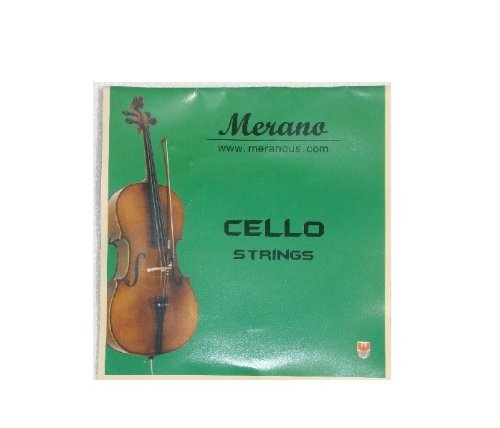Merano 1/2 Size Natural Cello With Bag And Bow+Rosin+Extra Set Of Strings+Tuner+Cello Stand+Music Stand #TOP4