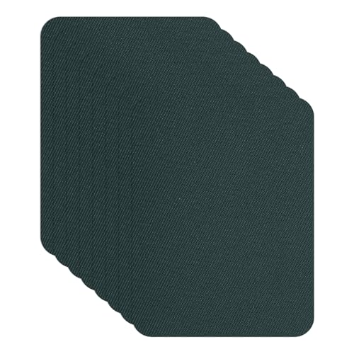 YELARXI Down Jacket Repair Patches, 12.5x9.5x0.03cm Fit for Self Adhesive Fabric Pre-Cut Waterproof Fabric Patches for Jackets Clothing Tent Sleeping Bags (8 Pack, Dark Gray)