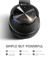 Picun B8 Wireless Bluetooth Headphones, 120H Playtime, 3EQ Modes, Black — image 7