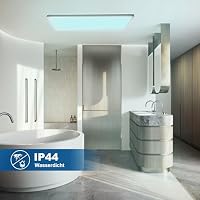 ONDTA LED Deckenleuchte Dimmbar LED Panel 58x20cm, 22W RGB Neutralweiß 4000K Deckenlampe mit Fernbedienung, IP44 Küchenlampe Badezimmer Lampe für Spielzimmer, Kinderzimmer, Schlafzimmer, Rechteckig – Ansicht 4
