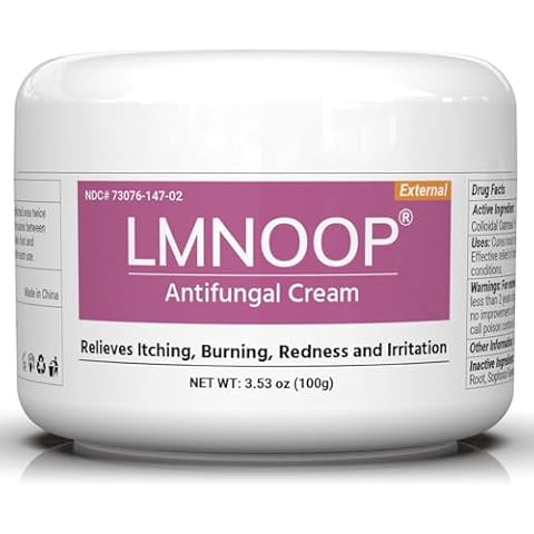 LMNOOP Athletes Foot Antifungal Cream, Extra Strength Anti Fungal Treatment Ointment with Natural Herbal Ingredients for Tinea Pedis, Jock Itch, Ringworm, Tinea Versicolor, 3.53oz Cover