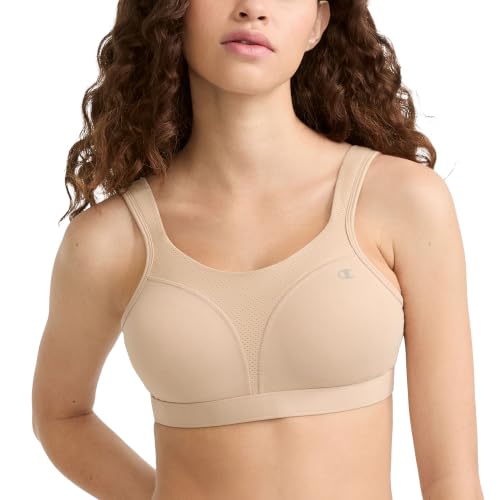 Image of Champion Women's Sports Bra, High-Impact, Maximum Support, Breathable, Moisture-Wicking Fabric