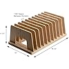 5 Slot Paper Tray) - MobileVision Bamboo Desktop File Folder Organiser