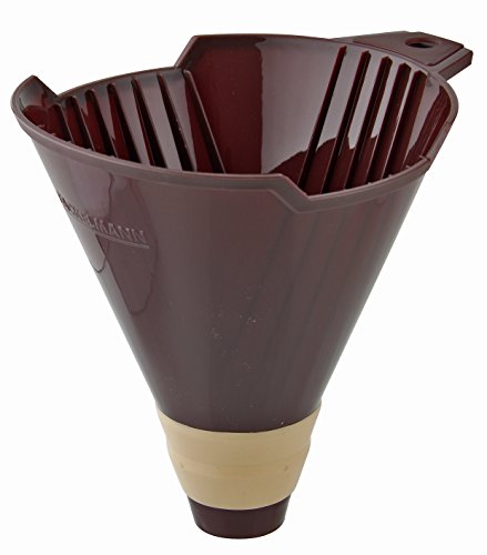 Fackelmann Filterbehälter Nr. 4, Filterhalter, Kaffeefilter für bis zu 4 Tassen, Handfilter (Farbe: Braun), Menge: 1 Stück