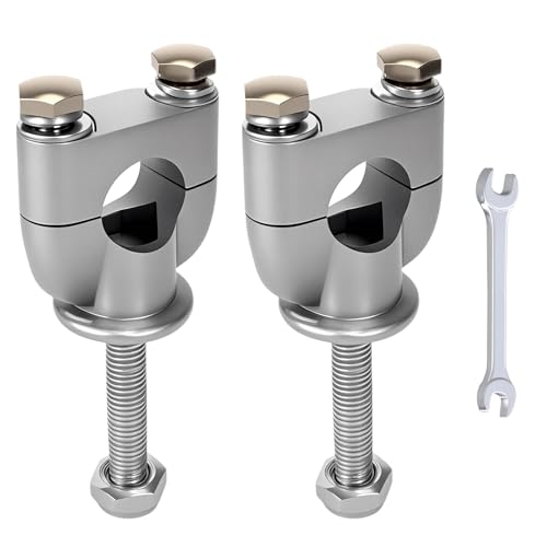 CILOYU 22mm 7/8 Handlebar Risers Mount Clamps Motorcycle Handle Bar Riser Replacement for Apollo 250 Ninja 500 XT600 XR50 Dirt Pit Bike ATV Scooter Powersports Accessories Parts