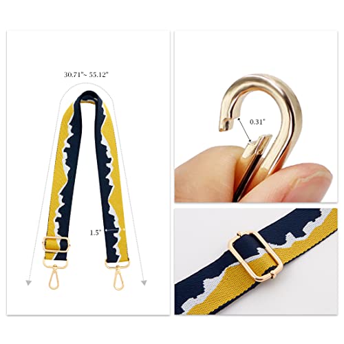 Image of TANOSII Wide Purse Strap Adjustable Replacement Shoulder Crossbody Strap Handbag Strap